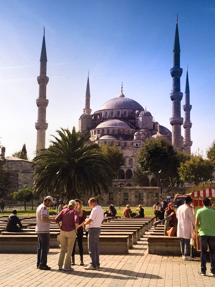 After Editing Sultan Ahmed Blue Mosque Istanbul
